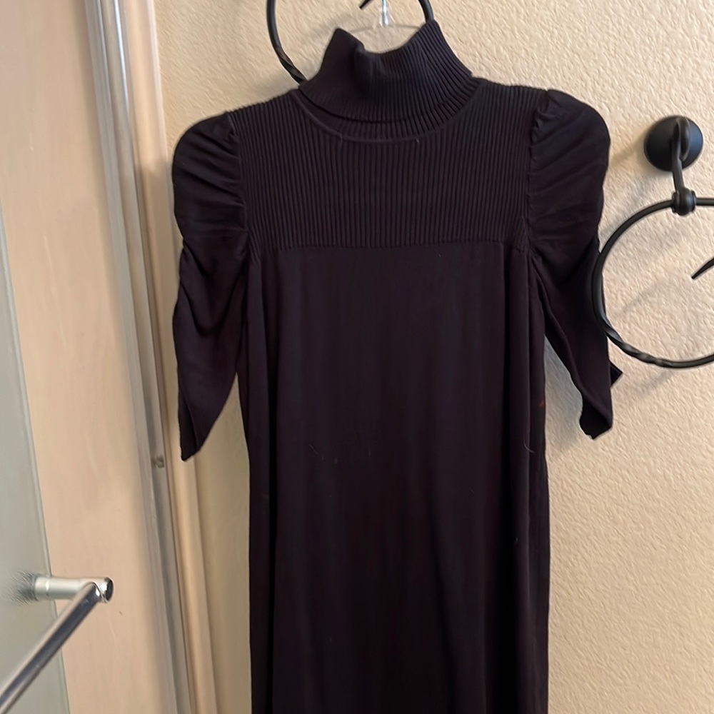Black sweater dress